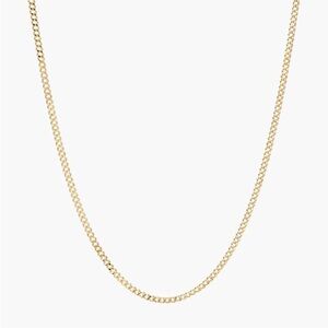 Mejuri 14k Gold Curb Chain Necklace - Women Jewelry